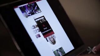 Pervert guy fucked his step-daughter while she was sexting with someone