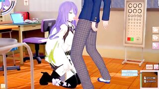 Play Koikatsu! game and fuck big tits anime character Moona Hoshinova