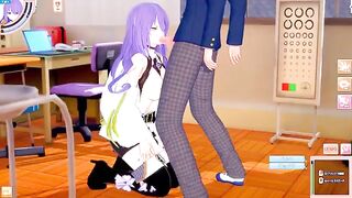 Play Koikatsu! game and fuck big tits anime character Moona Hoshinova