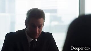 Anal-queen Emily & Seth succumb to sexual tension