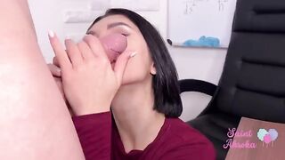 I tried to concentrate on work while a student got fucked by me