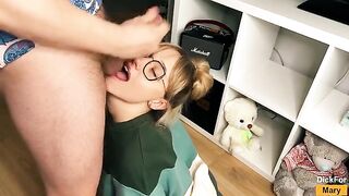 The girl did not know she was sucking cock, not bag