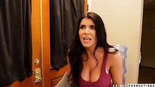 Makeup sex with sexy Romi Rain and Brad Knight