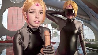 Atomic heart is fucking with a cute girl in an intense scene