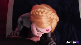 Atomic heart is fucking with a cute girl in an intense scene