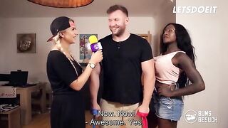 Ebony pornstar Josy Black makes the first time unforgettable for her fan