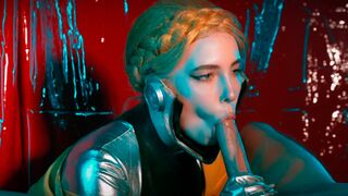 Atomic Heart! Threesome with ballerinas! Femdom, a perfect dance of pleasure