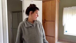 A couple trying to get a better deal from their pregnant landlord