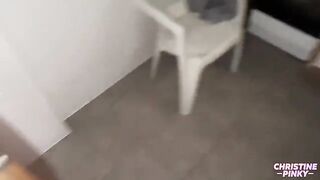 A couple has sex right in the kitchen at night