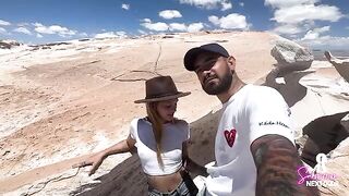 Guy made a blowjob in public and fucked his GF at home