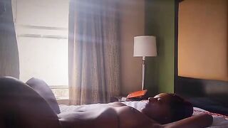 A little whining does not prevent the guy from fucking his babe