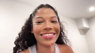 Sister's bestfriend is hungry for cock and cum swallowing