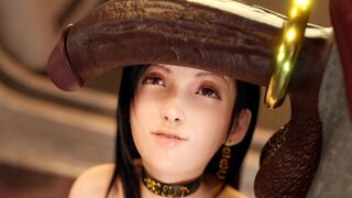 Tifa opened up for a guy and got fucked by several others - Final Fantasy Hentai