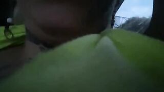 Babe Katty Blake fucks in the car on the streets of Bucaramanga, showcasing her wild side
