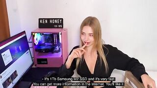 The girl was fucked hard by a Russian guy for good money
