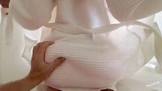 My stepbrother can't resist my juicy ass and tight pussy!