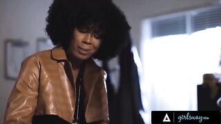 Detective Misty Stone gets fucked hard by her colleague on the desk