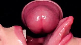 The best way to experience real cock sucking ASMR with a slutty babe
