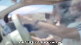 Babe gave a stranger a blowjob in the street