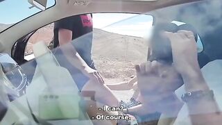 Babe gave a stranger a blowjob in the street