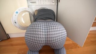 I helped my step sister get out of the washing machine