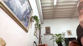 Hot stepmom Eleonora of begging for sex and cum shot