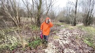 I was walking by the river and my husband fucked me in his big cock