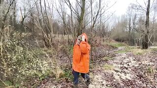 I was walking by the river and my husband fucked me in his big cock