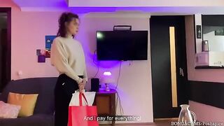 A first-time anal experience with a painful finish