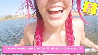 A foreign girl exposure in Gran Canaria, a docudrama