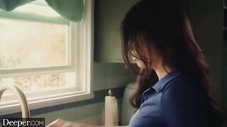 Kylie gets fucked by her mild-mannered tutor in a steamy session