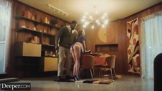 Kylie gets fucked by her mild-mannered tutor in a steamy session