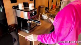 A blowjob in the morning is like a cup of coffee