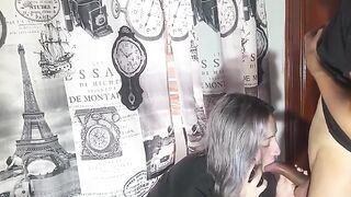 An unfaithful woman cheats on her boyfriend over the phone