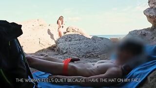 I flashed my dick to a girl on the beach and she came to me