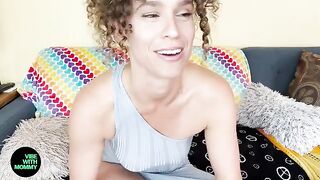 Bareback anal with an intense finish for this beautiful model