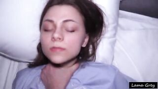 A girl with a cute face gets fucked hard in the ass