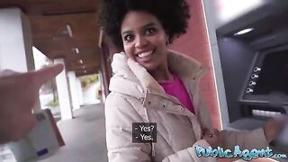 A Brazilian girl agreed to fuck outdoors for cash with Public Agent