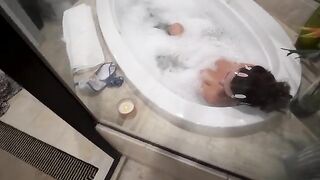 Hot stepbrother’s cock is too much for petite brunette to handle