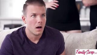 Molly Little tells Swapbro, "eww, Stop rubbing your dick all over me!" - A playful exchange unfolds