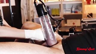 I enlarged my dick using a vacuum pump, cumming like crazy afterwards