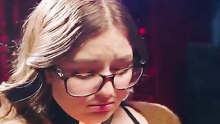 Nice timid Leana gets collared and fucked by dominant Maximo in hardcore action