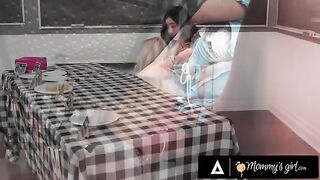 A stepmom arranges a cake sale with her stepdaughter for more money