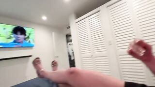 A blonde real estate agent gets fucked by her satisfied client