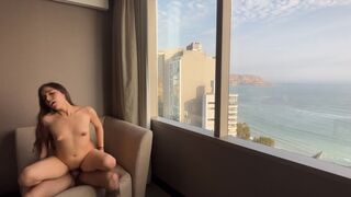 I fucked like a slut in the hotel and I hope my BF never sees this video