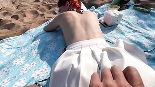 Beach sex with a cute 18-year-old girl, raw and real, just like the vibe from YesTheyReallyAre
