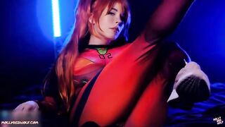 Asuka Langley from Evangelion gets her pussy filled with sperm