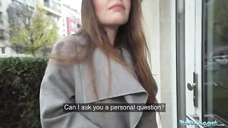 Babysitter Miriam More gets a big cock in her apartment for cash