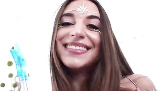 Petite fairy Venice Rose gets her pussy stretched by a huge cock