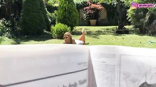 I had anal sex in the garden with a wonderful man!